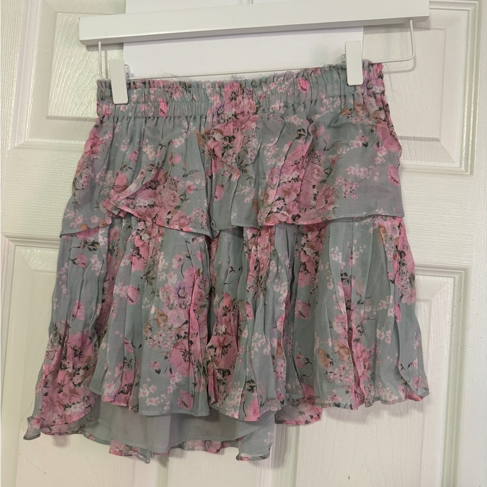 Loveshackfancy ruffle mini skirt